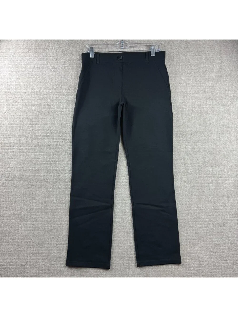 Betabrand Straight Leg Classic Dress Pant Yoga Pant Medium Petite Polished Work